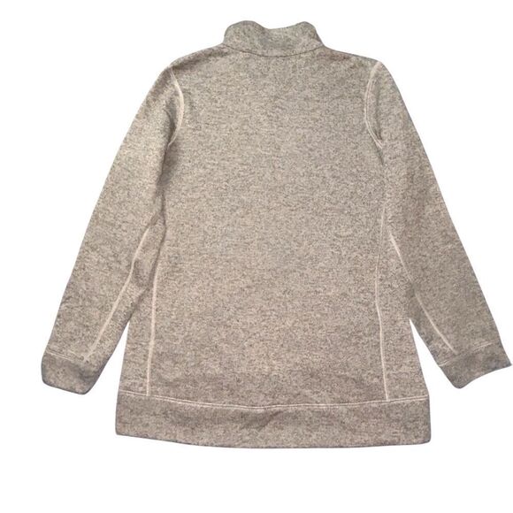 Columbia Sweater Weather Fleece Jacket‎ Womens Sz L Tan Brown Heather Full Zip - Picture 2 of 9